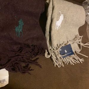 Two Polo Ralph Lauren Scarves (Unisex)